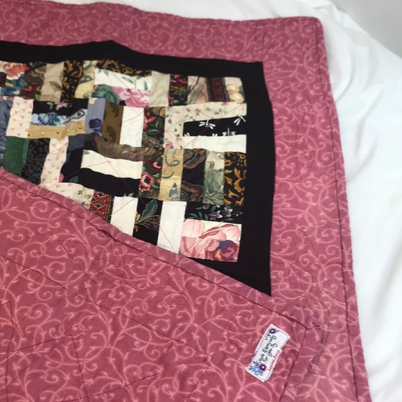 Handmade Asian Inspired Quilt Wall Hanging - Picture 6 of 6